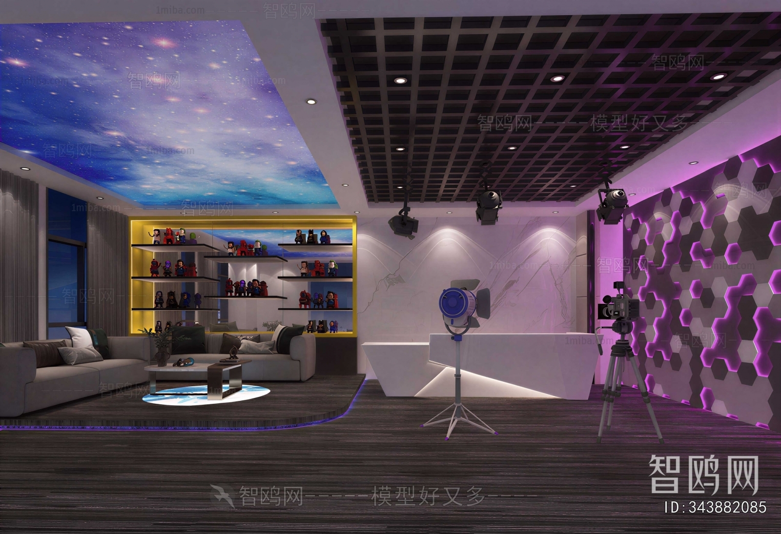 Modern Studio/Recording Studio/Live Room