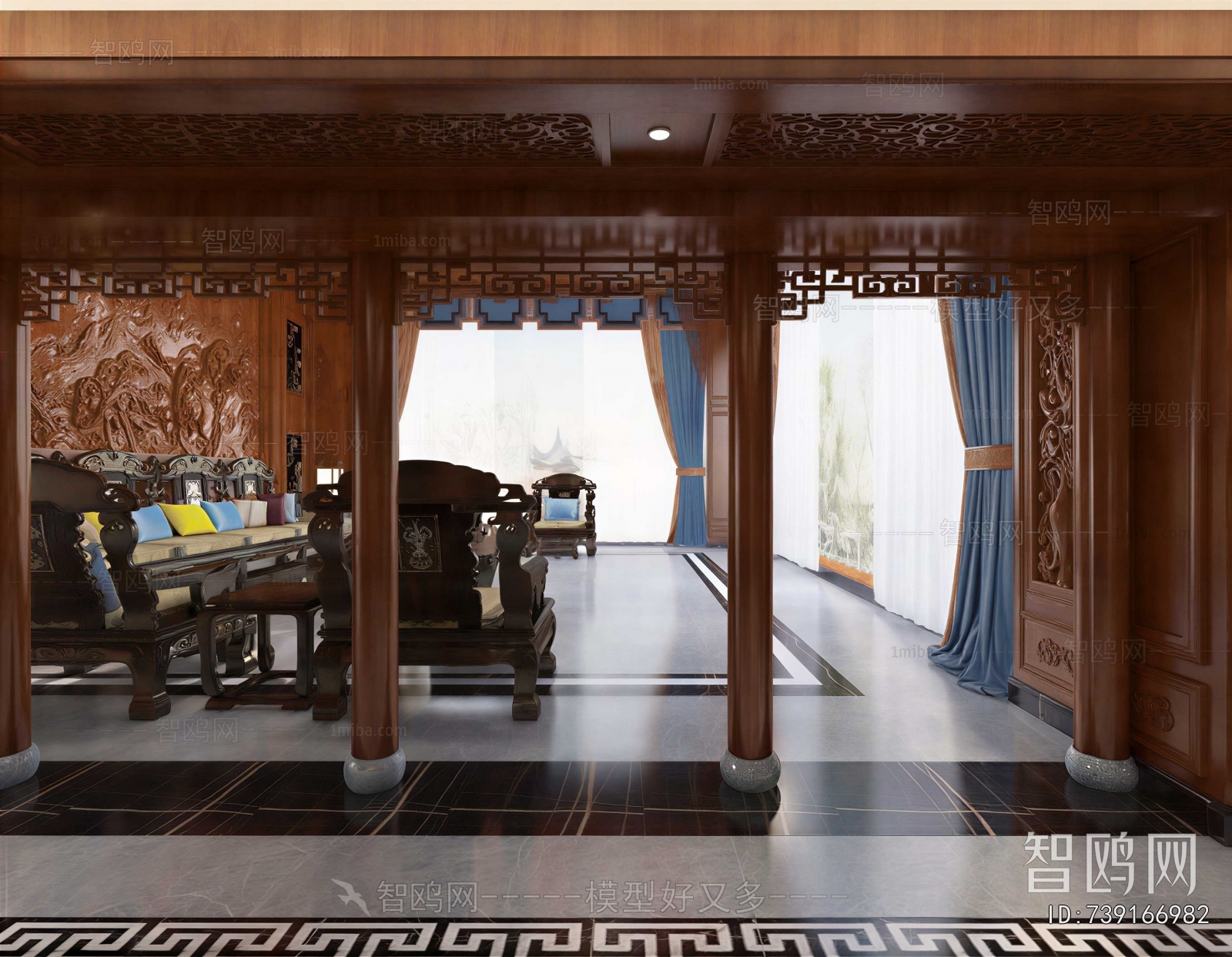 Chinese Style A Living Room