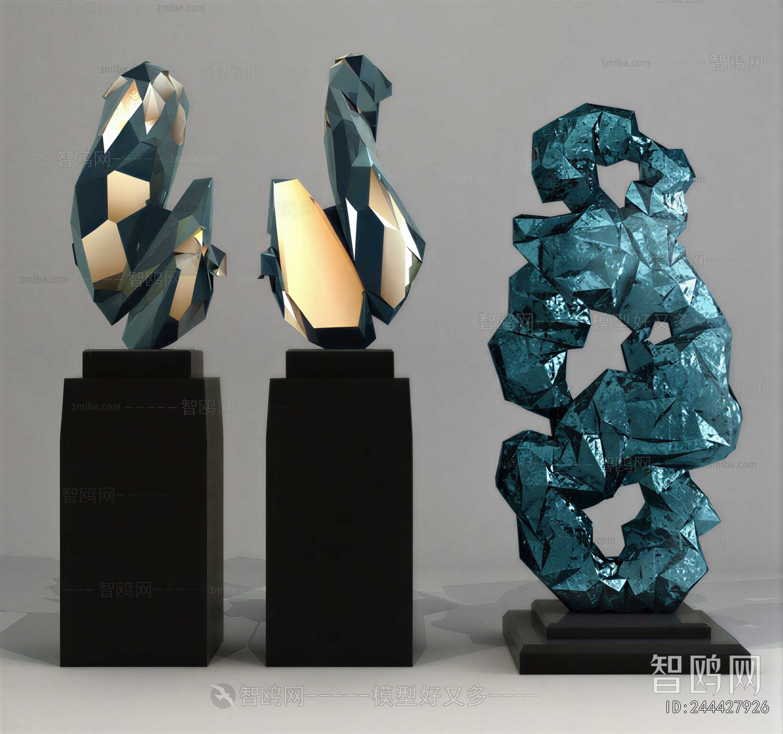 Modern New Chinese Style Decorative Set