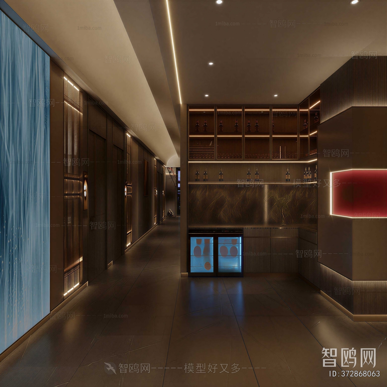 Modern Office Aisle