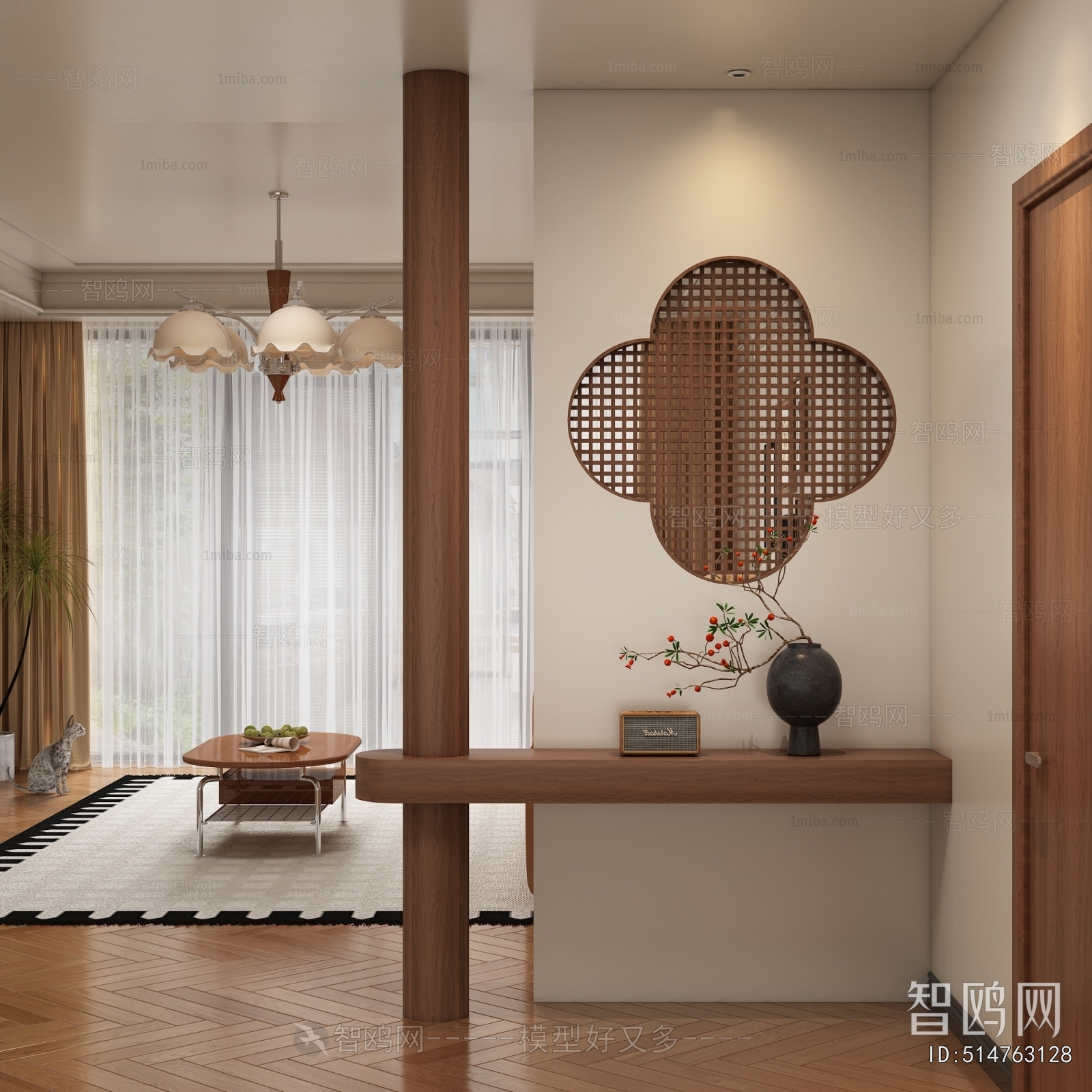 New Chinese Style Hallway