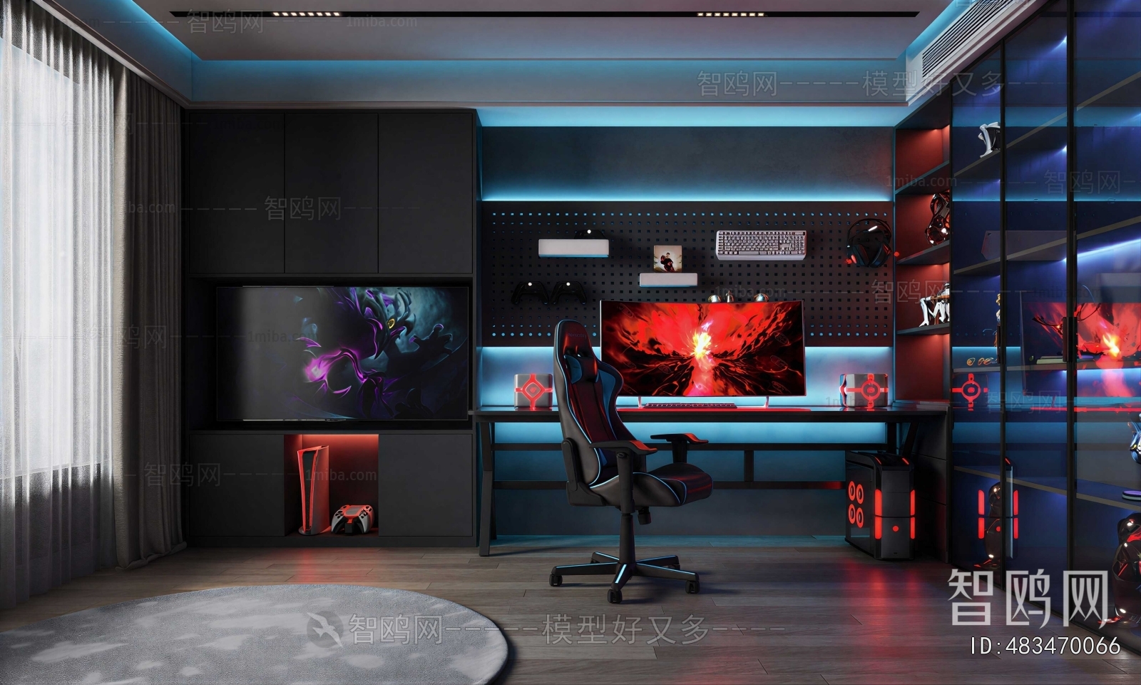 Modern E-sports Room