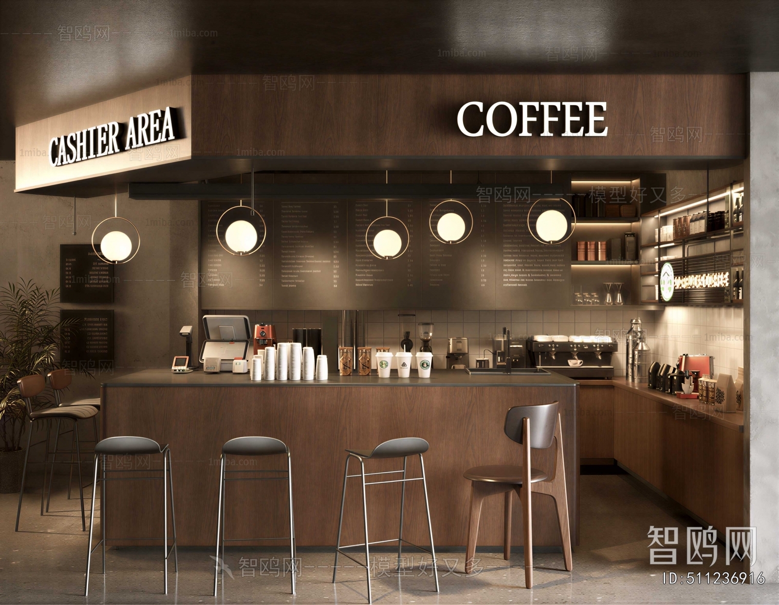 Modern Counter Bar