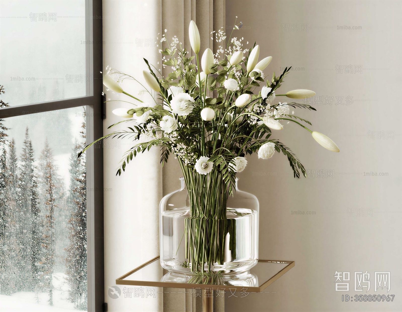 Modern Flower Arrangement
