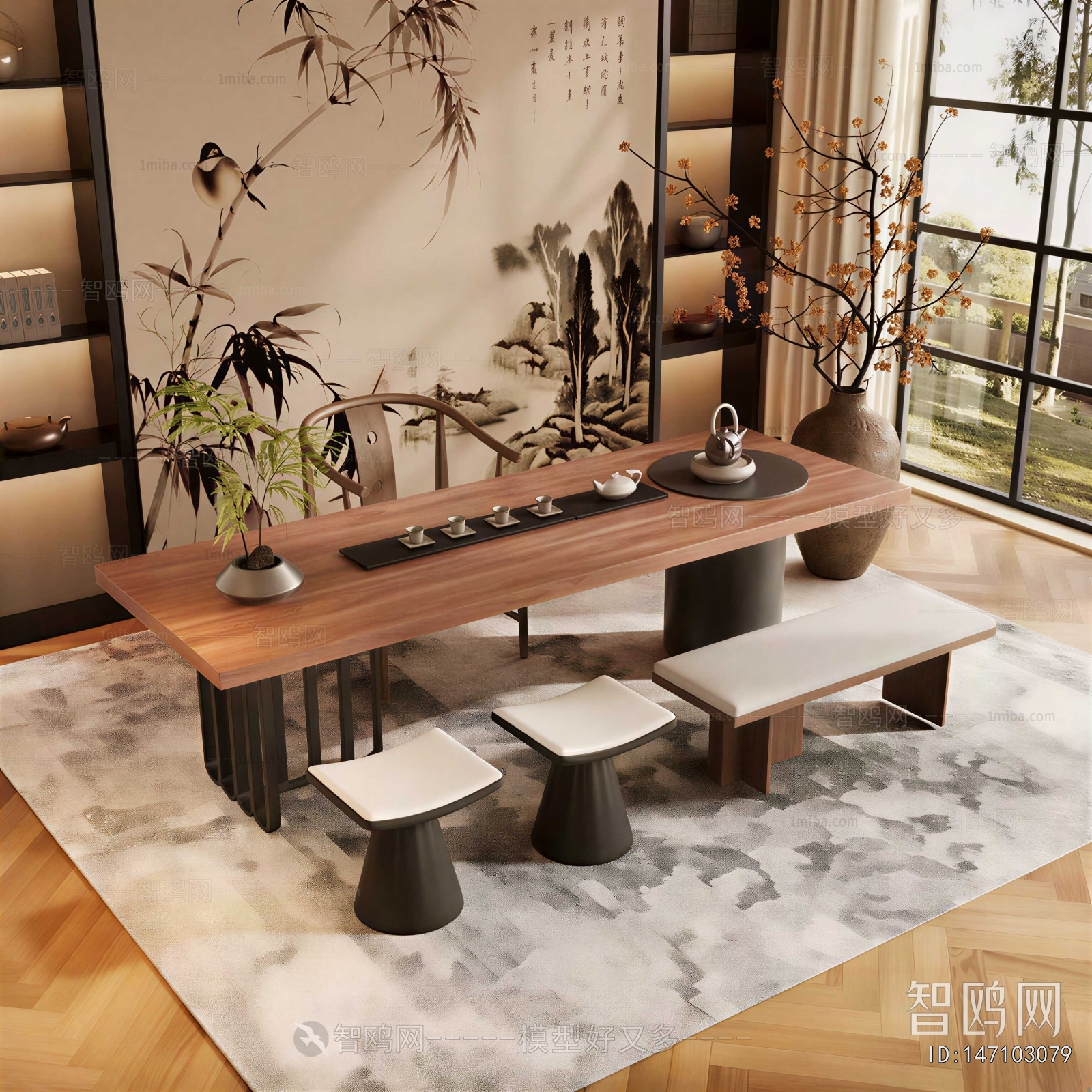 New Chinese Style Tea Tables And Chairs