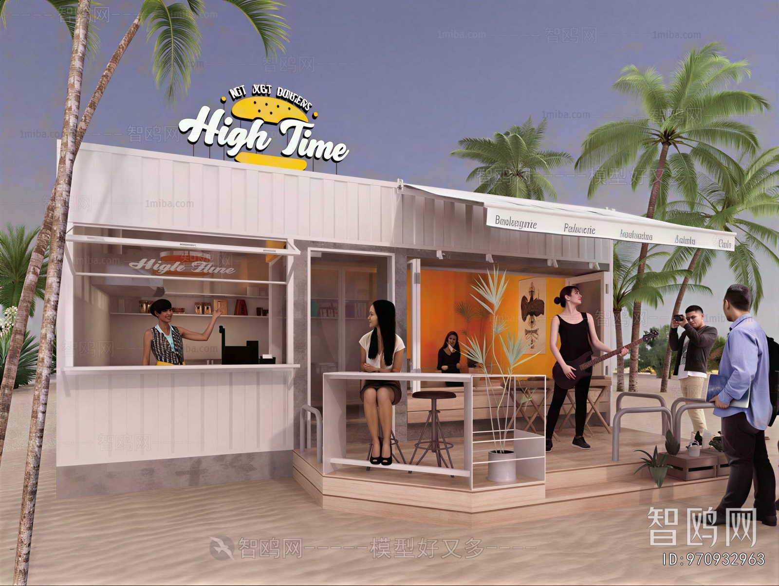 Modern Milk Tea Shop