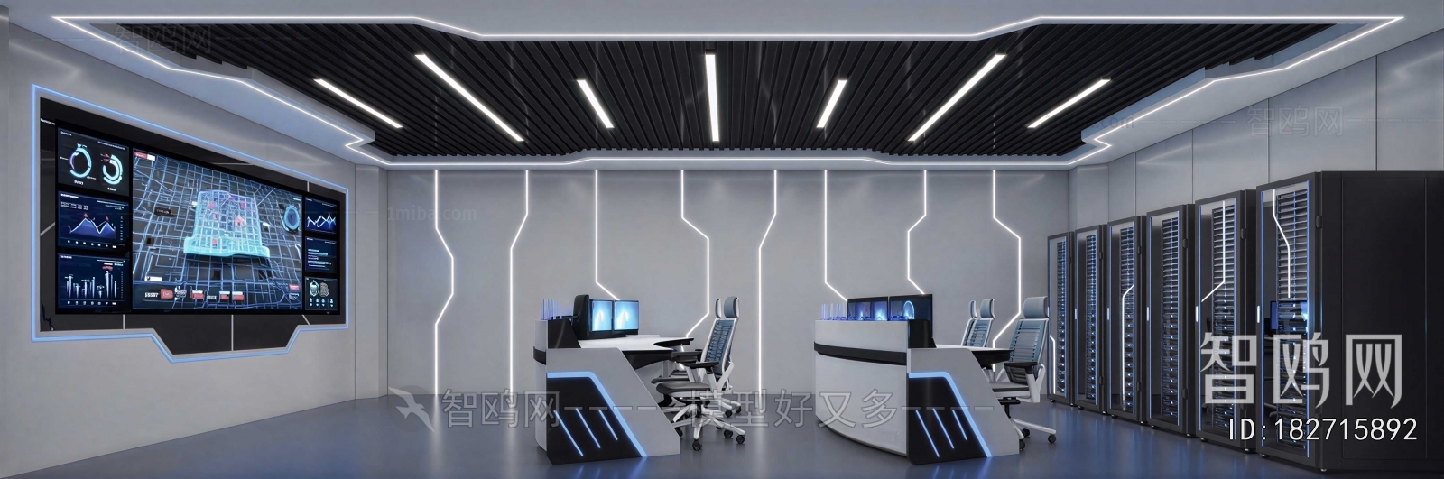 Modern Monitor Room