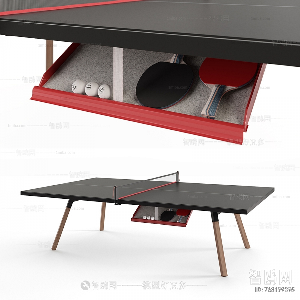 Modern Table-tennis Table