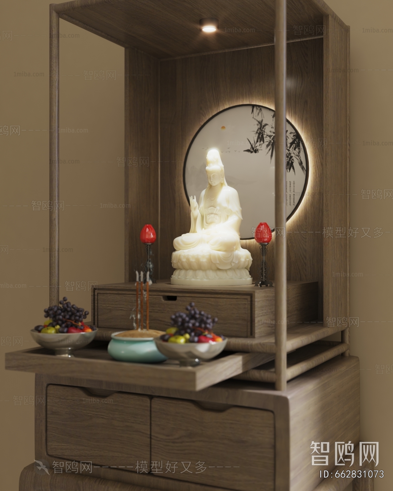 New Chinese Style Buddhist Niche