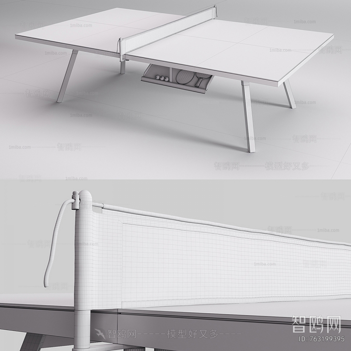 Modern Table-tennis Table