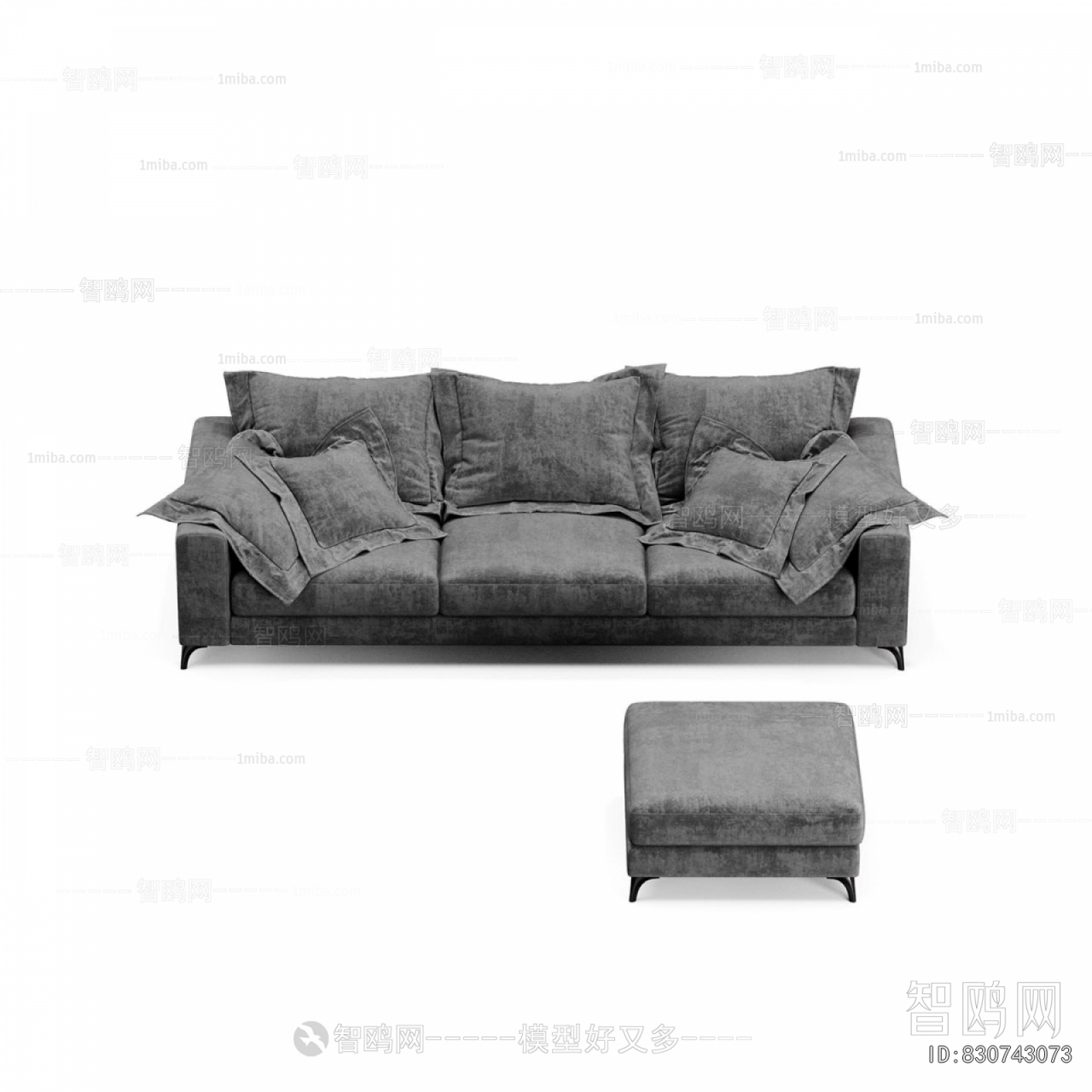 Modern Three-seat Sofa