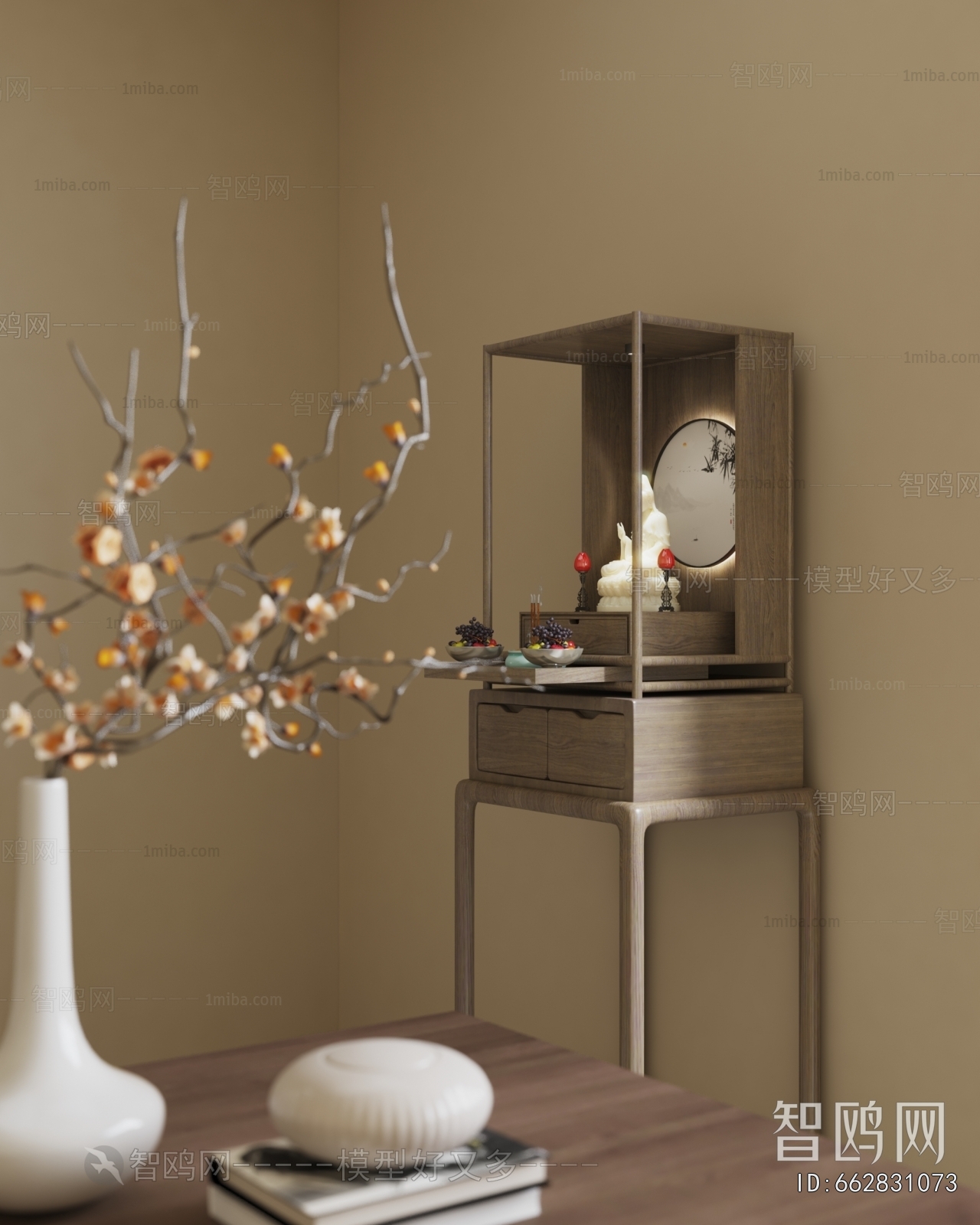 New Chinese Style Buddhist Niche