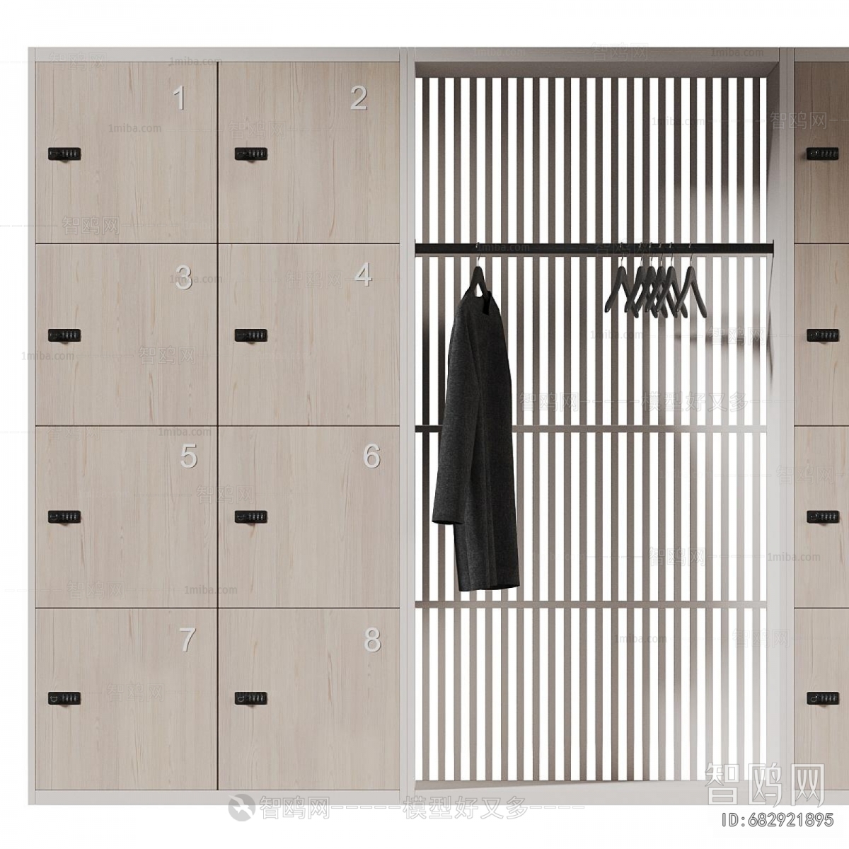 Modern Public Cabinet/lock Cabinet