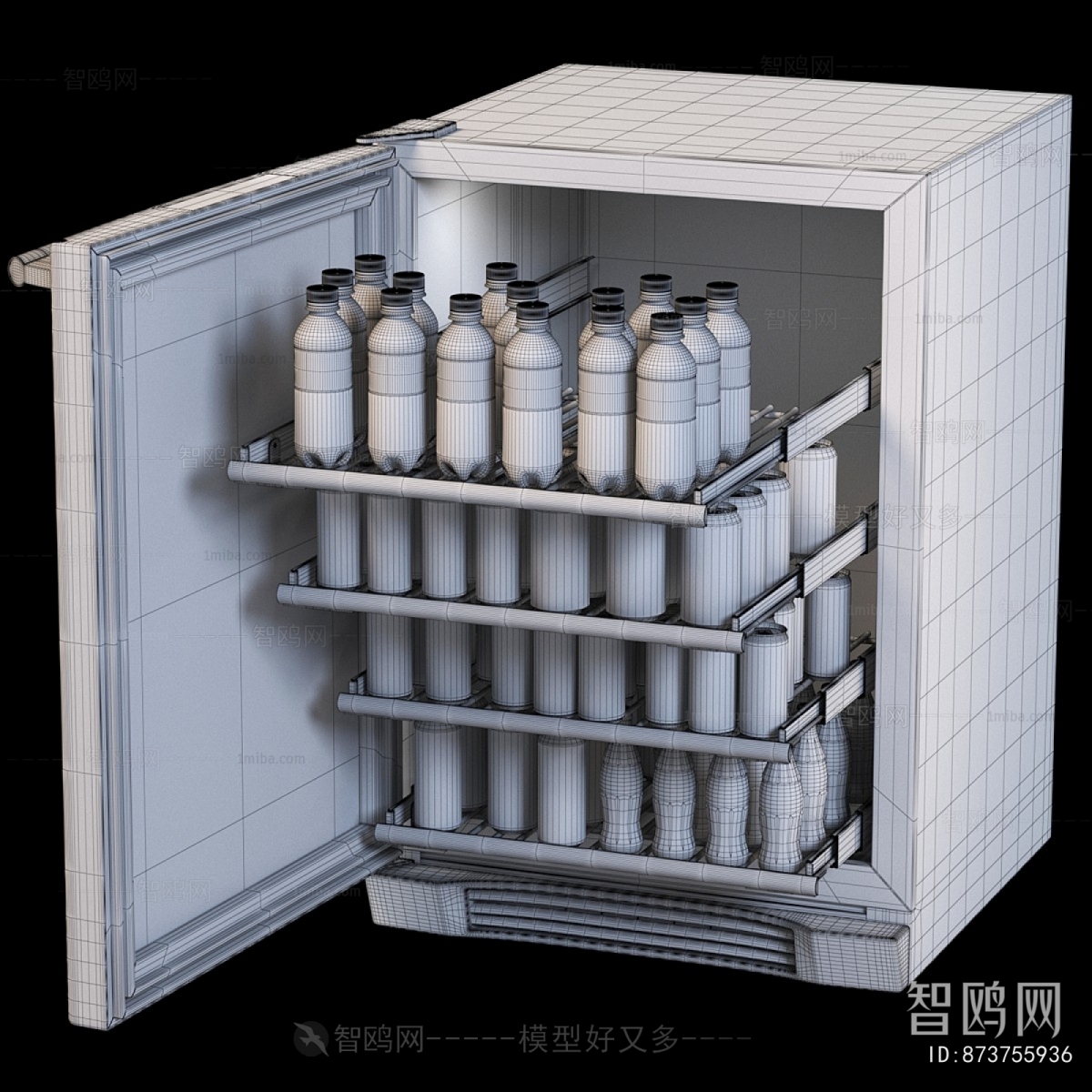 Modern Supermarket Shelf