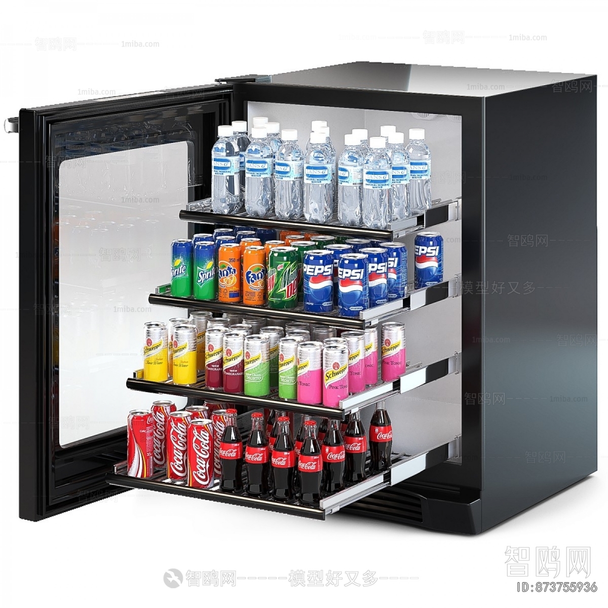 Modern Supermarket Shelf