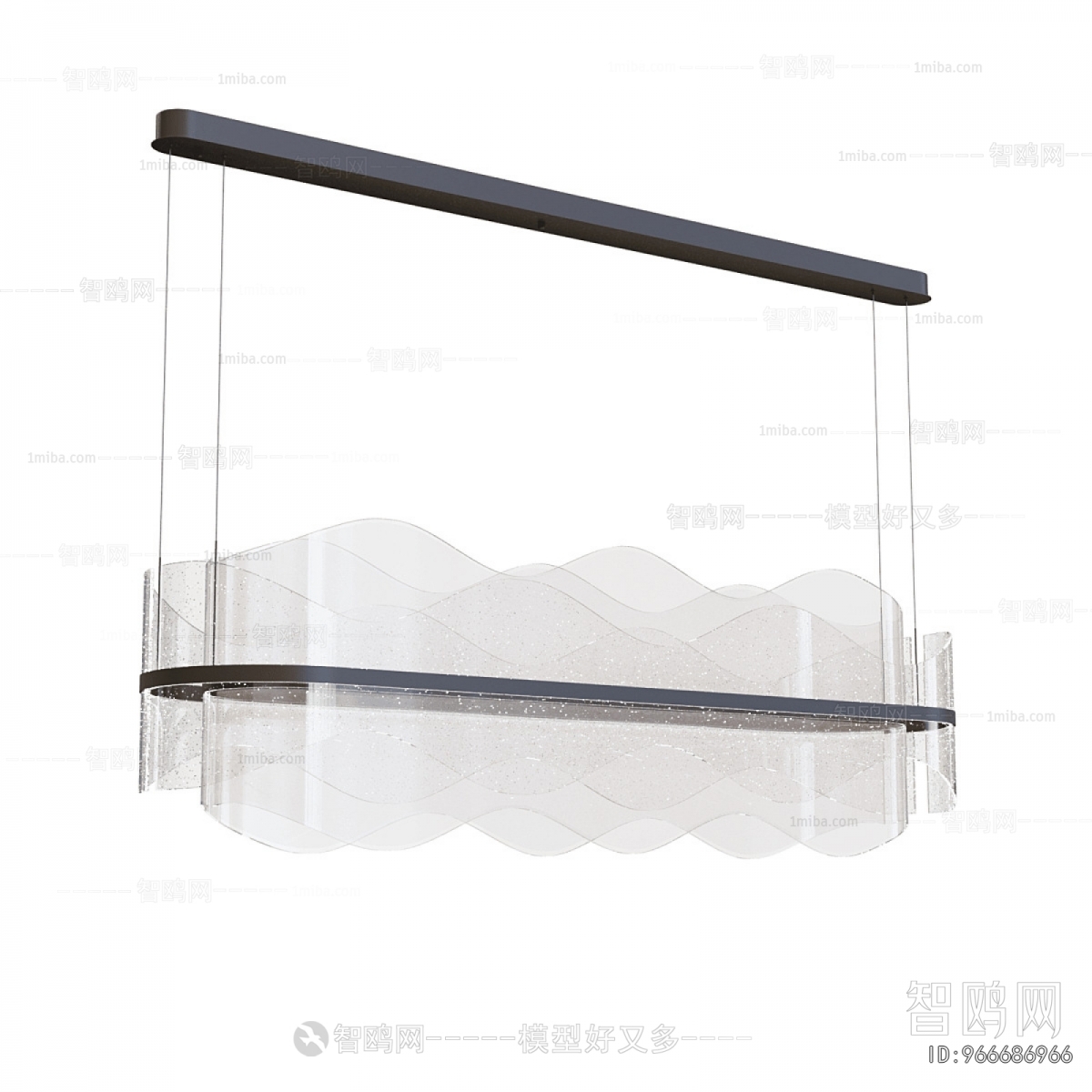 Modern Long Chandelier
