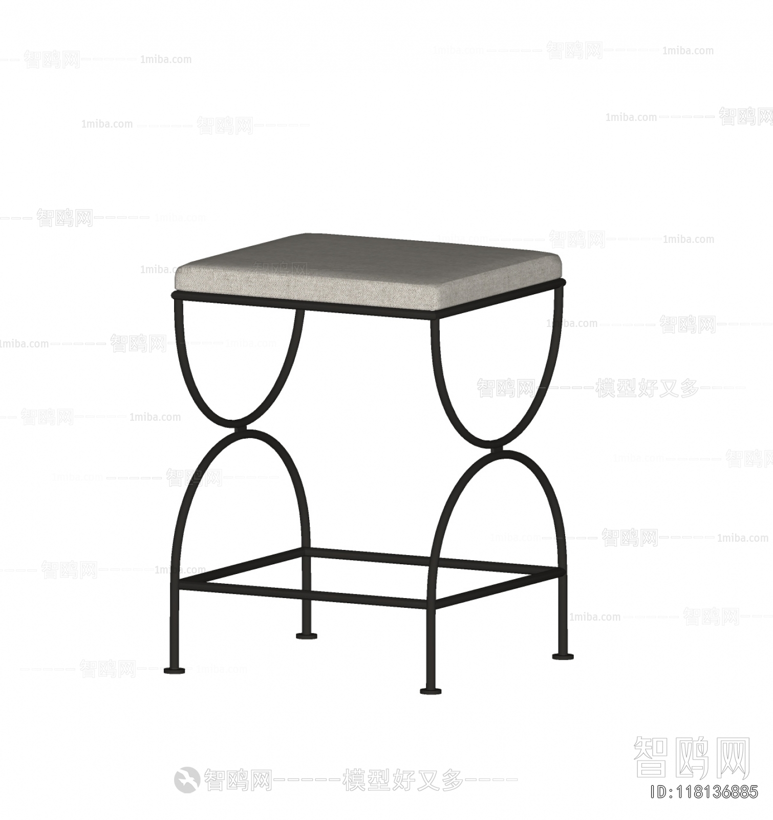 Industrial Style Bar Chair