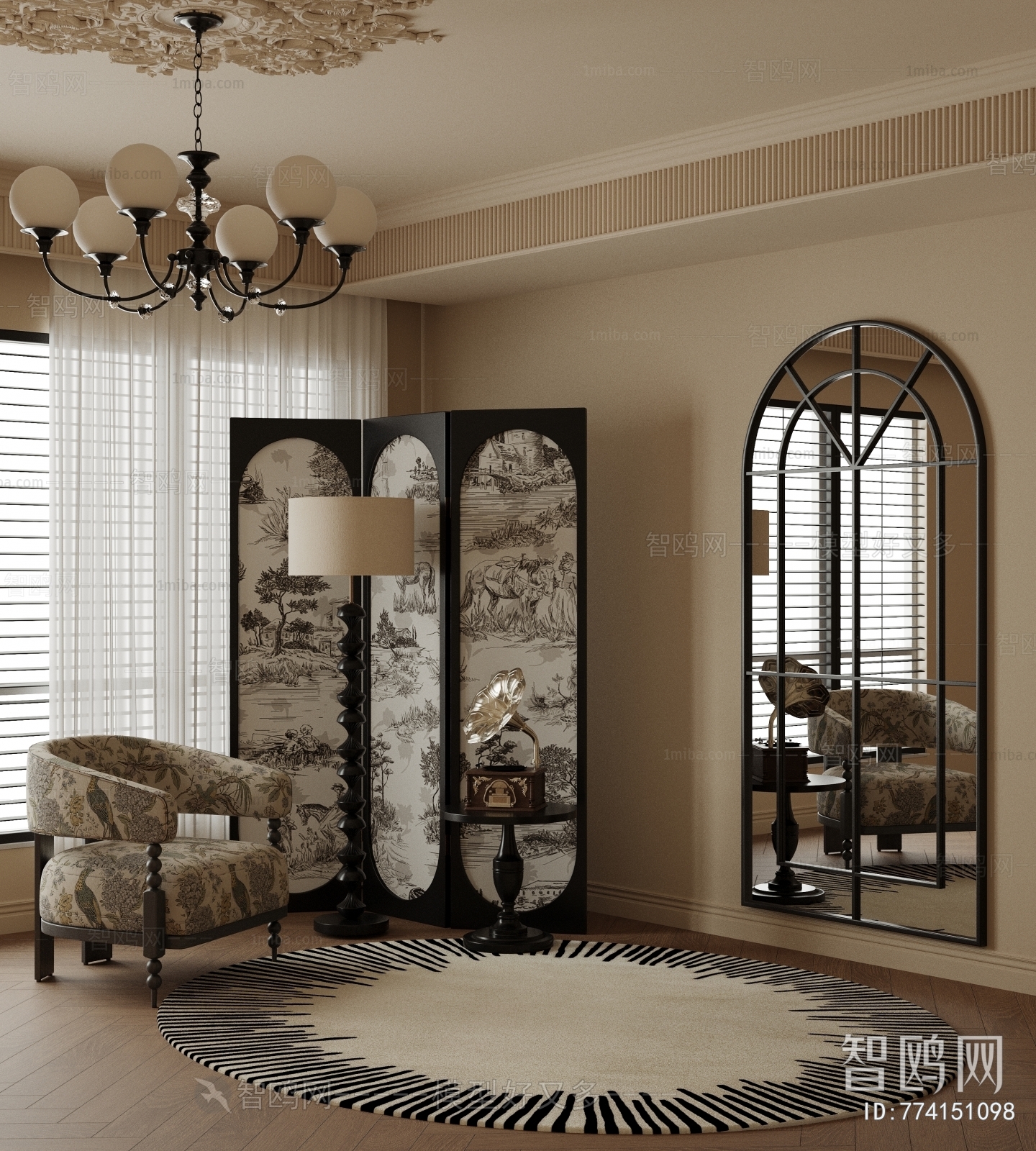 American Style A Living Room