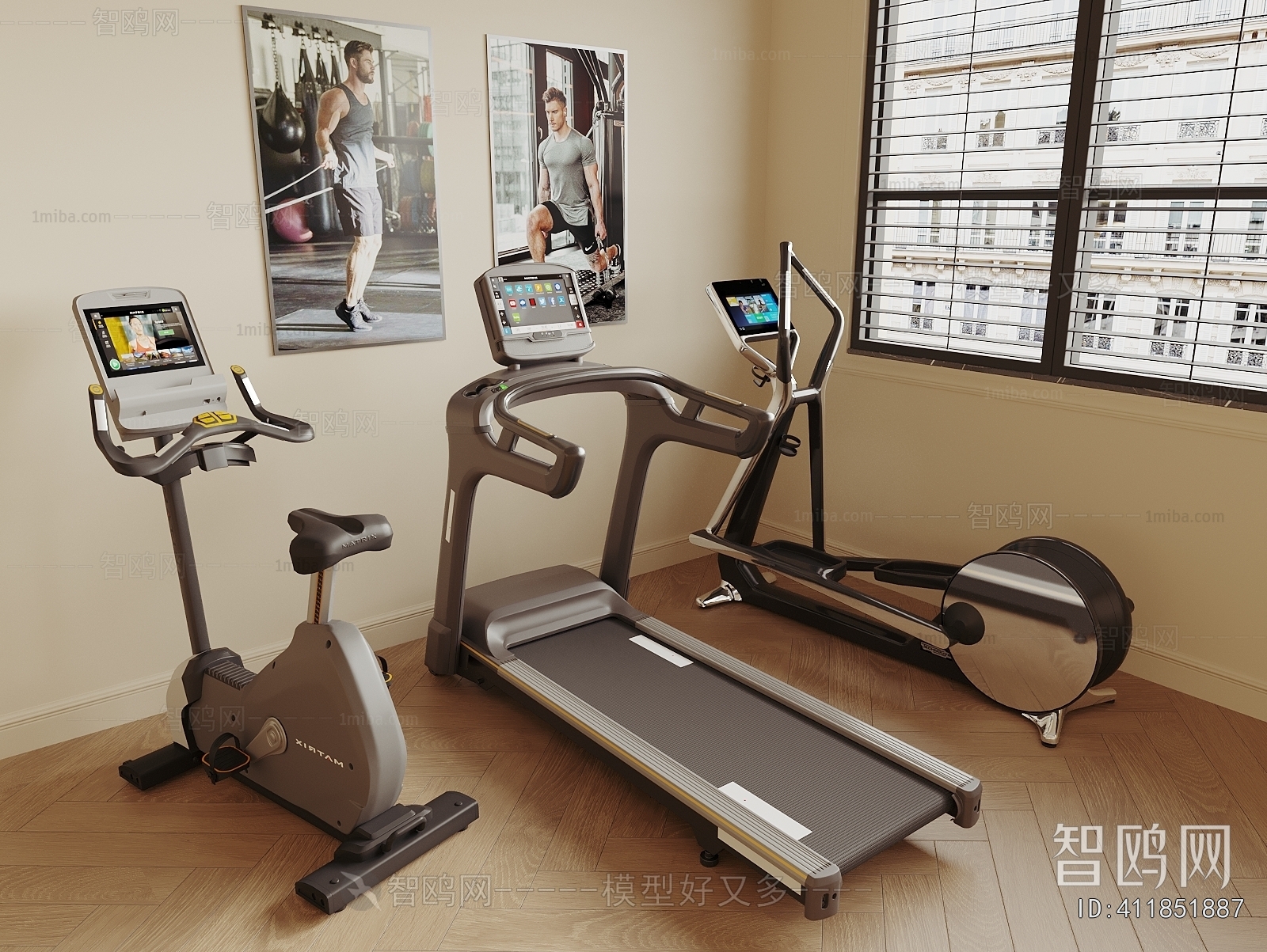 Modern Fitness Equipment
