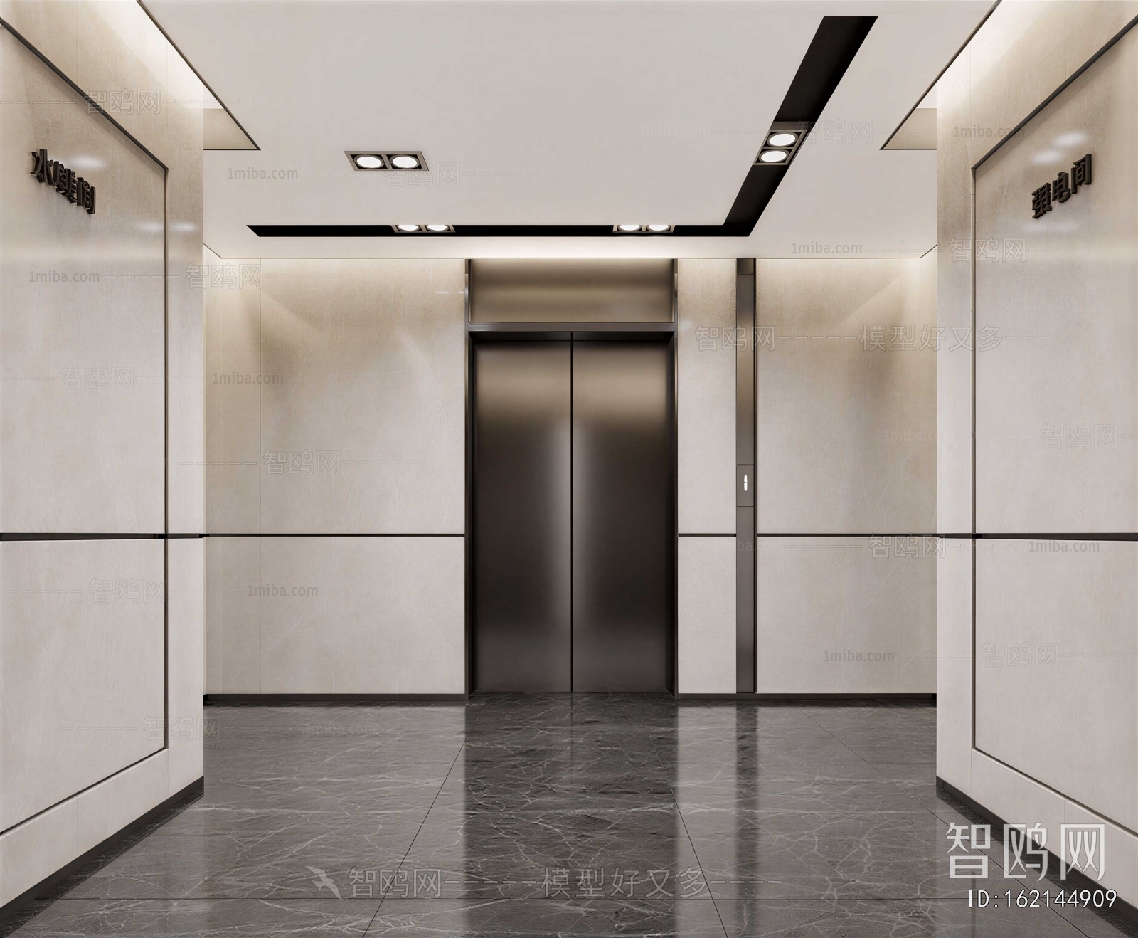 Modern Corridor/elevator Hall