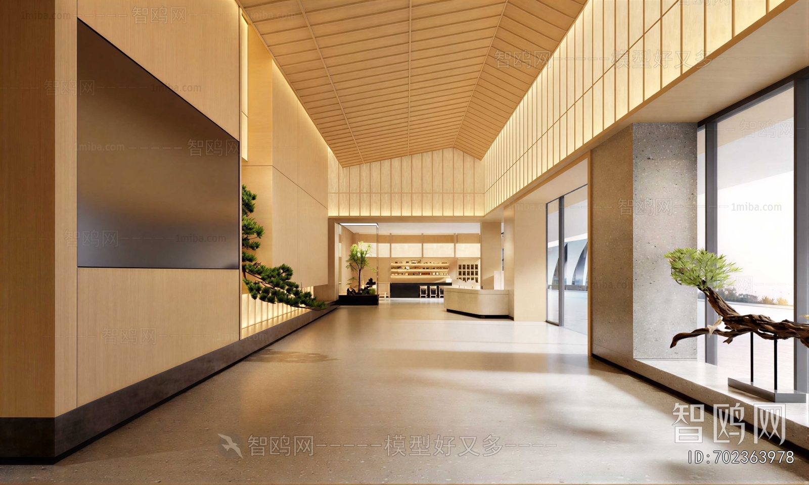 Modern Office Reception Desk