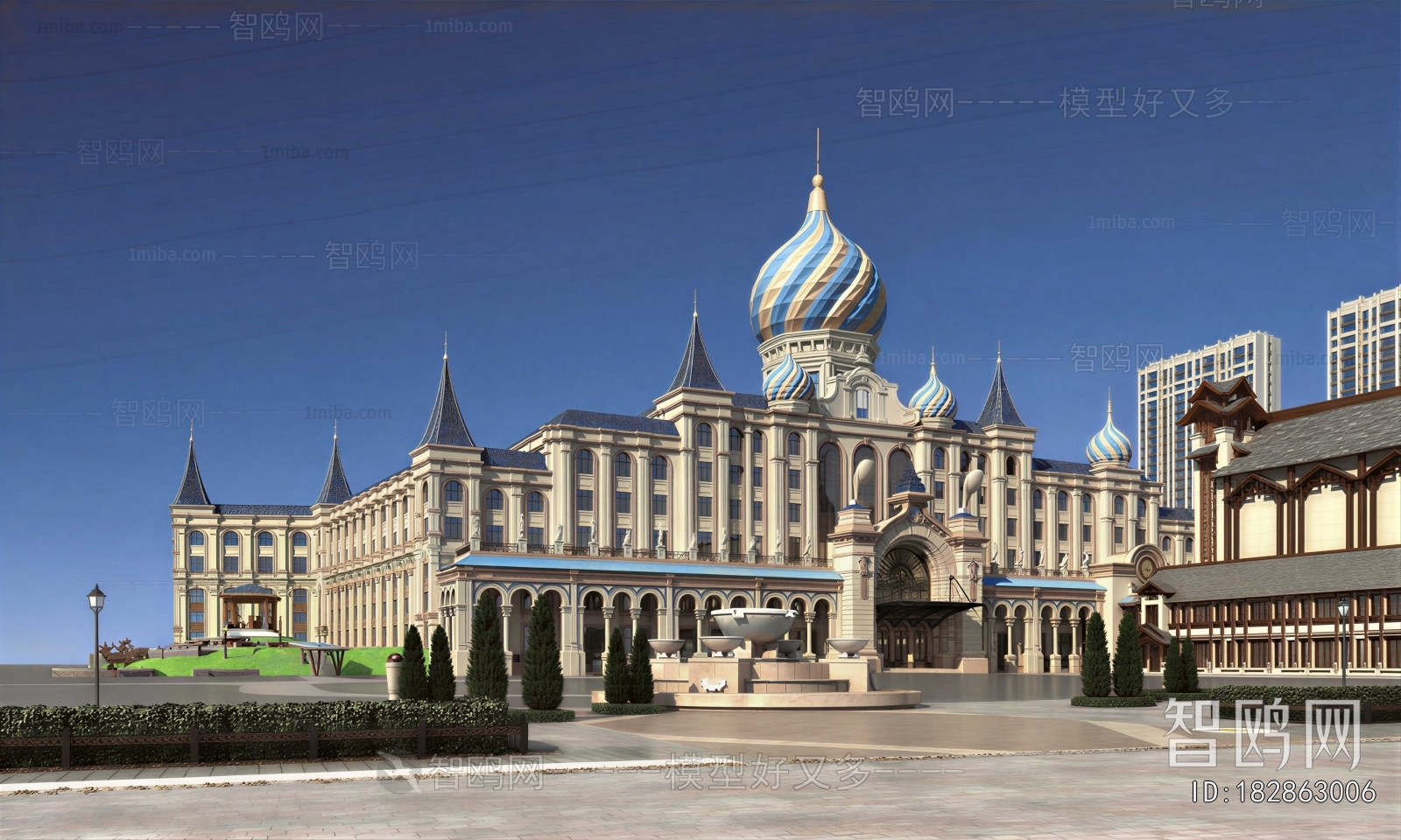 European Style Building Appearance