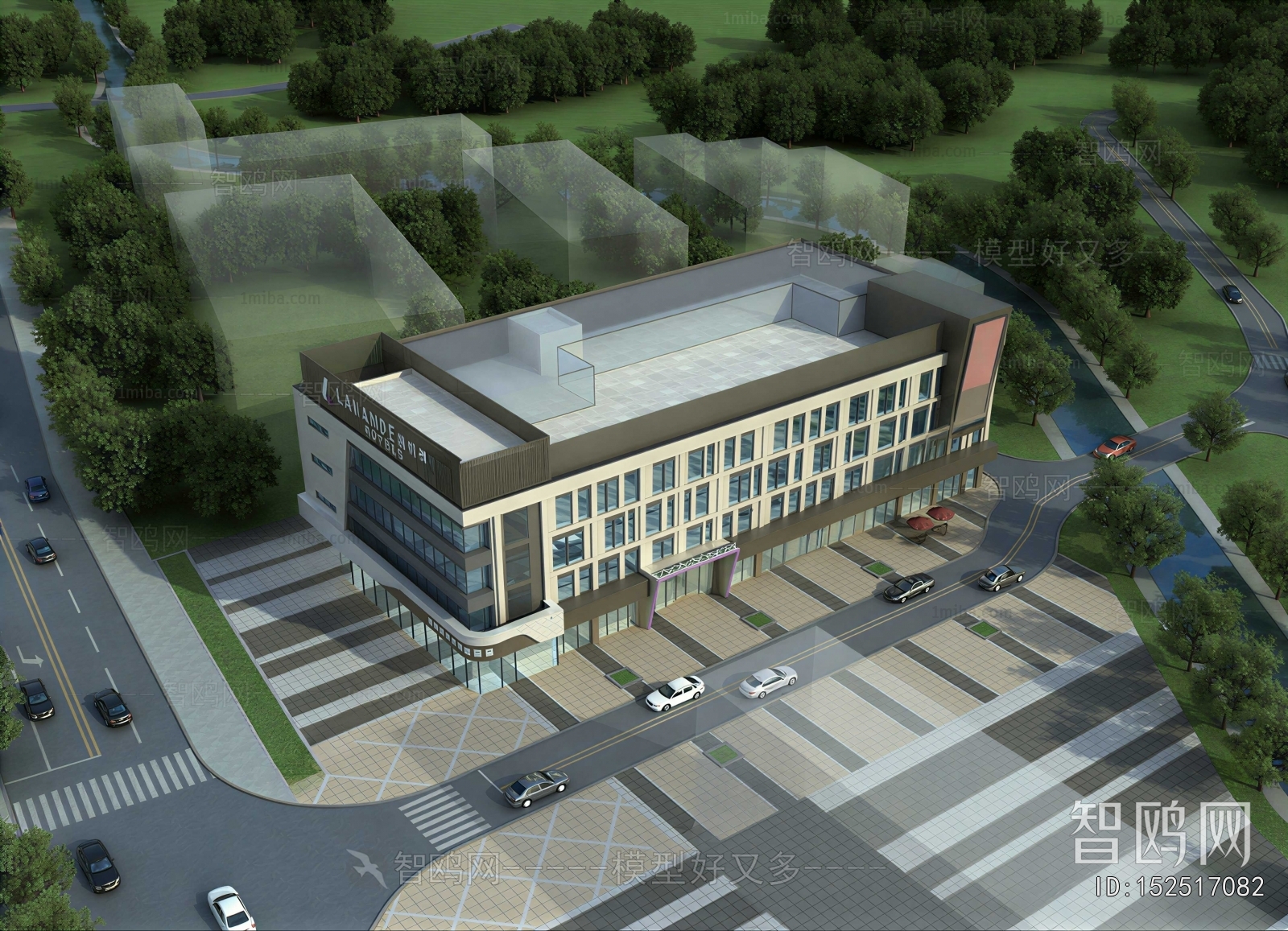 Modern Appearance Of Commercial Building