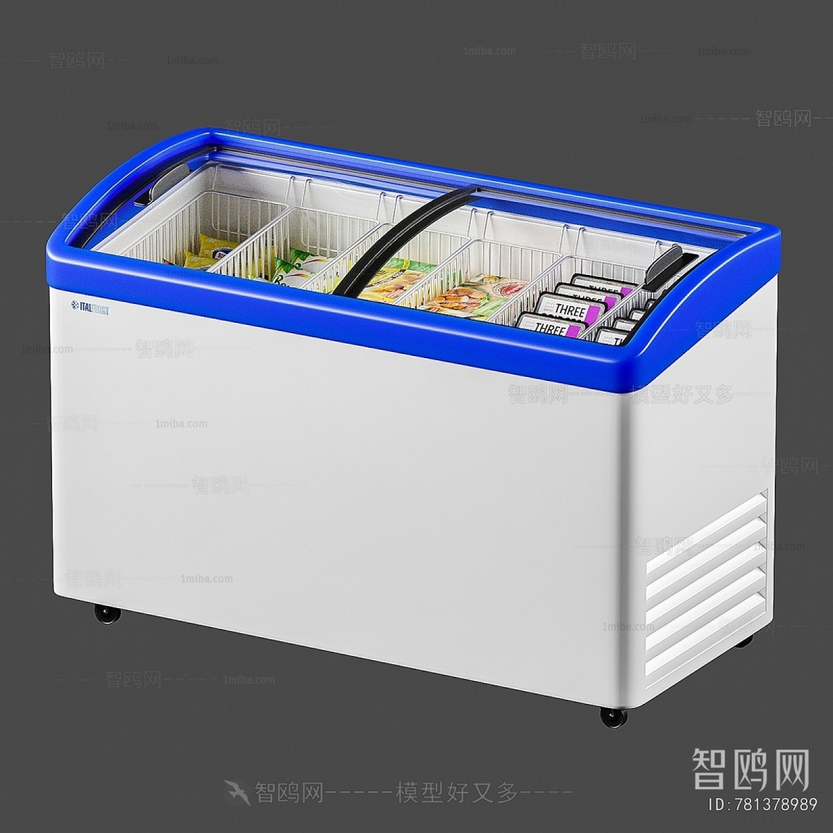 Modern Refrigerator Freezer