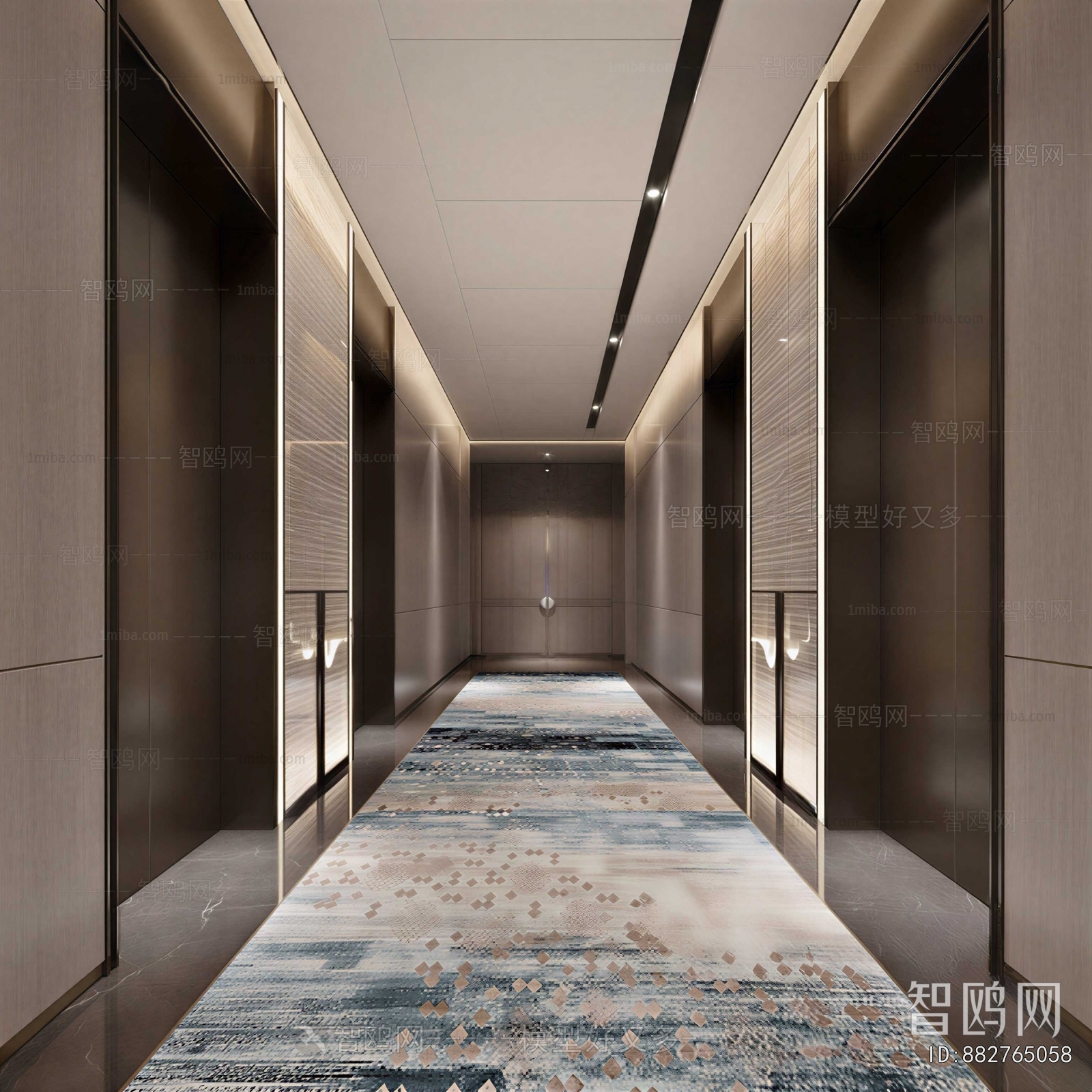 Modern Office Aisle