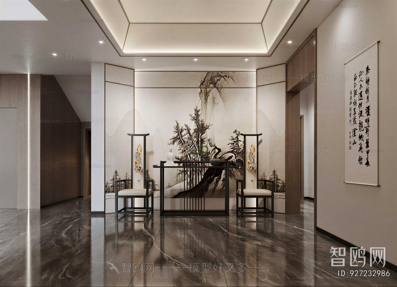 New Chinese Style Hallway