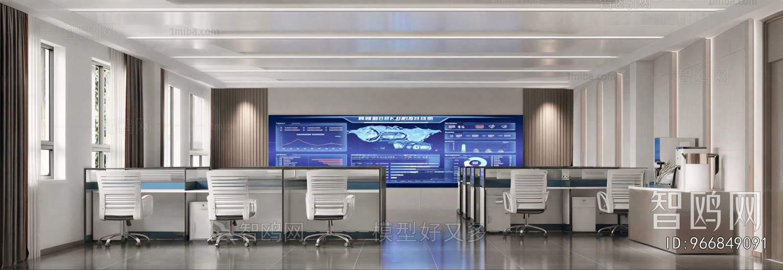 Modern Monitor Room