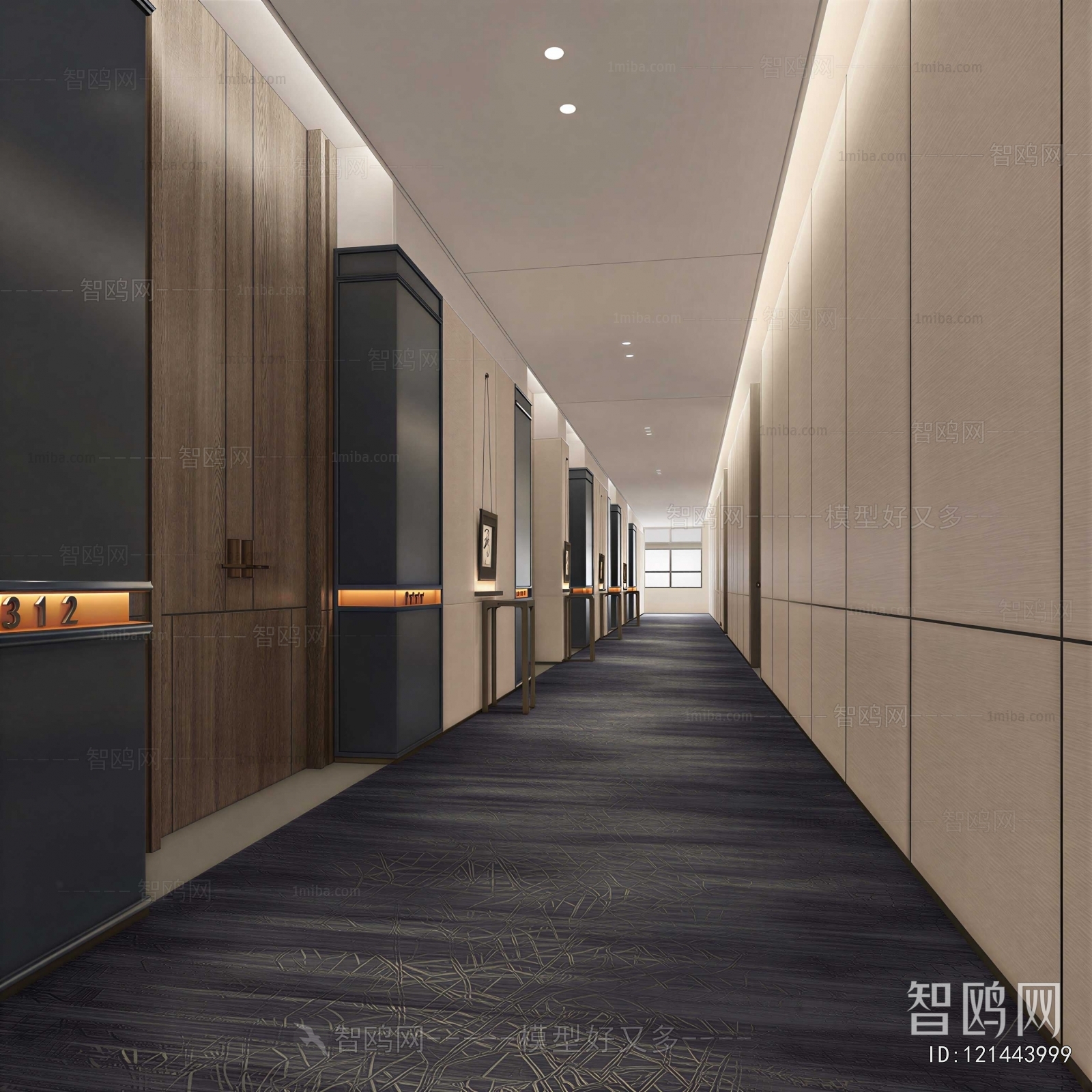 Modern Office Aisle