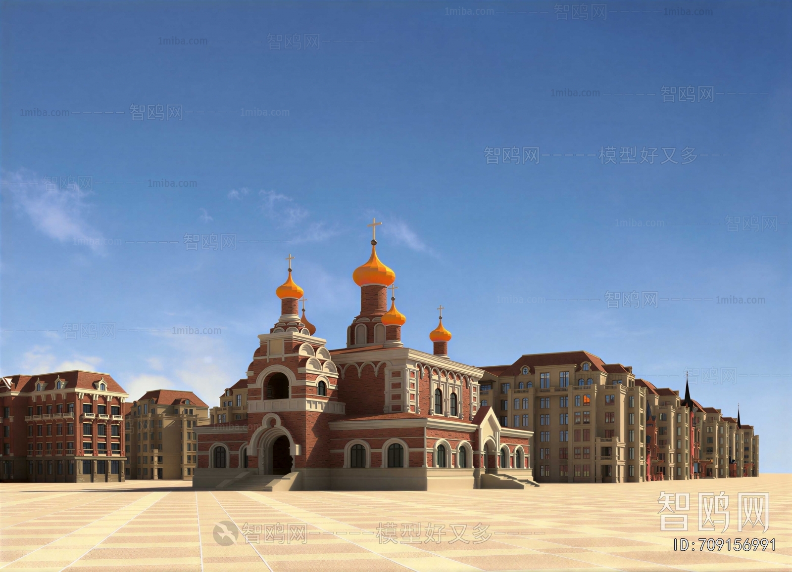 European Style Appearance Of Commercial Building