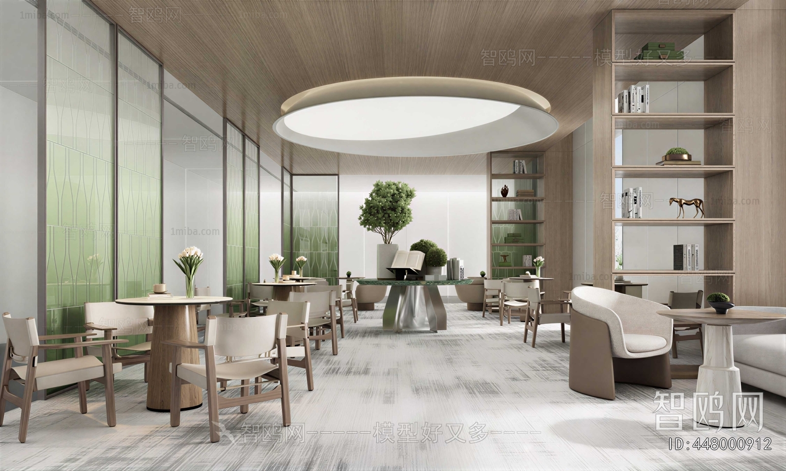 Post Modern Style Reception Room