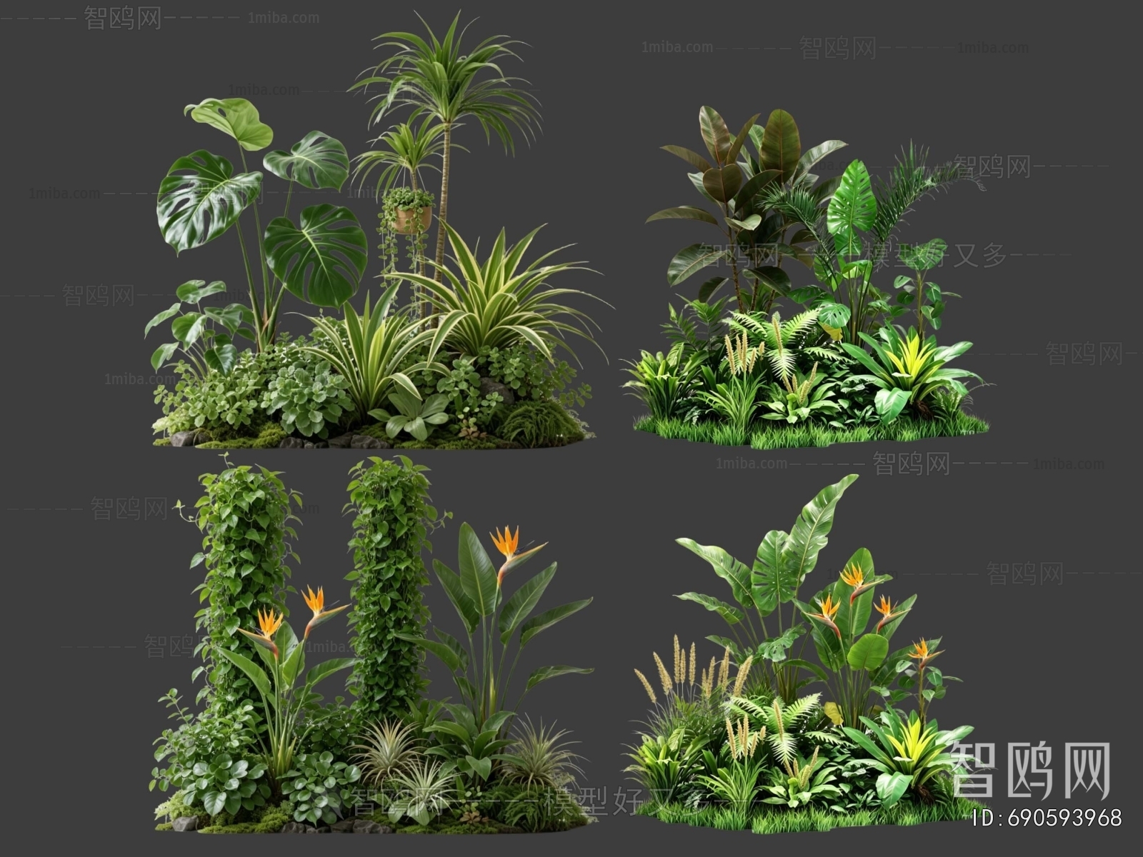 Modern Plant Pile