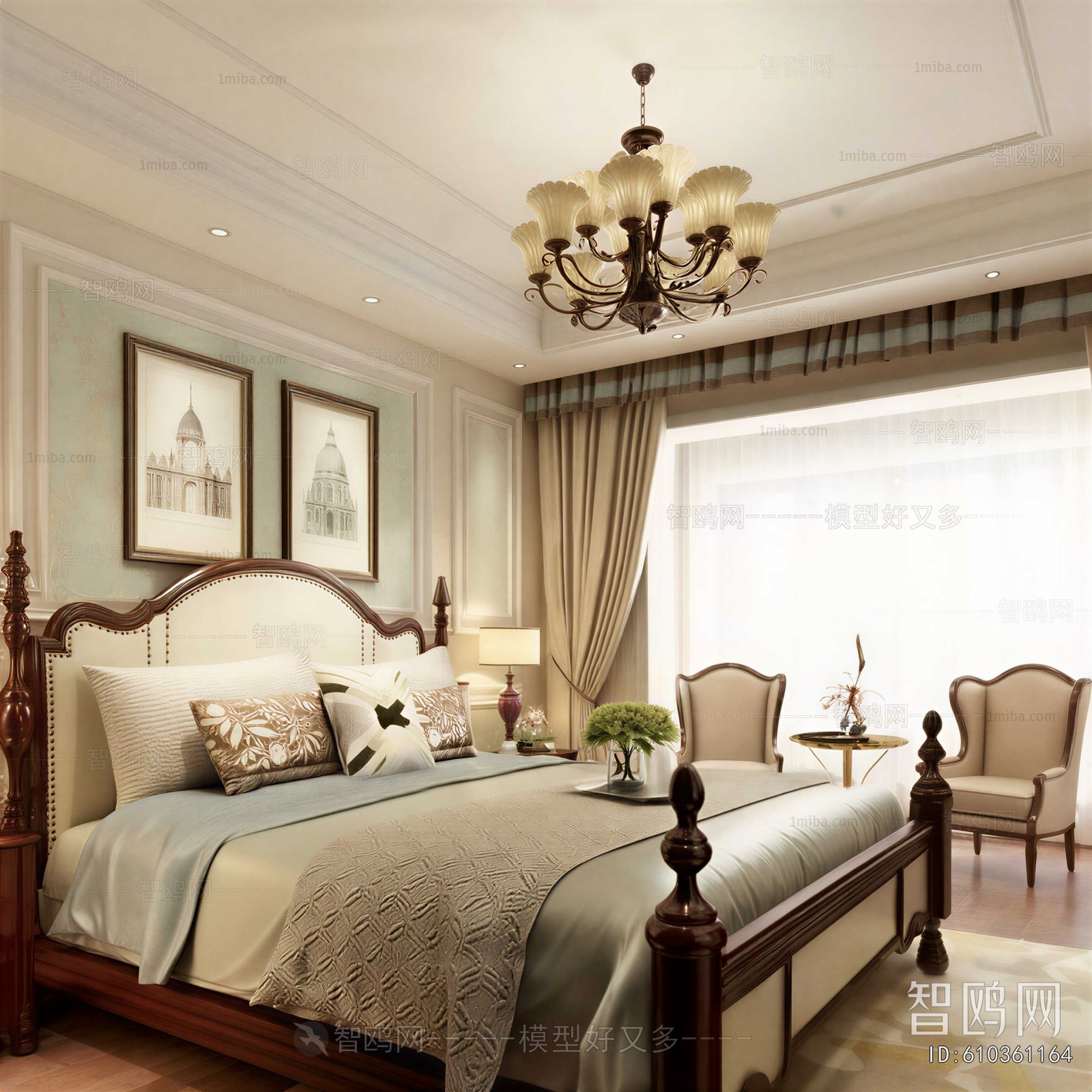 American Style Bedroom