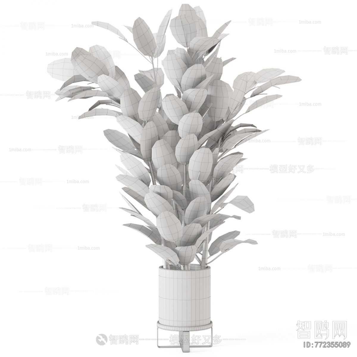 Modern Ground Green Plant Potted Plants