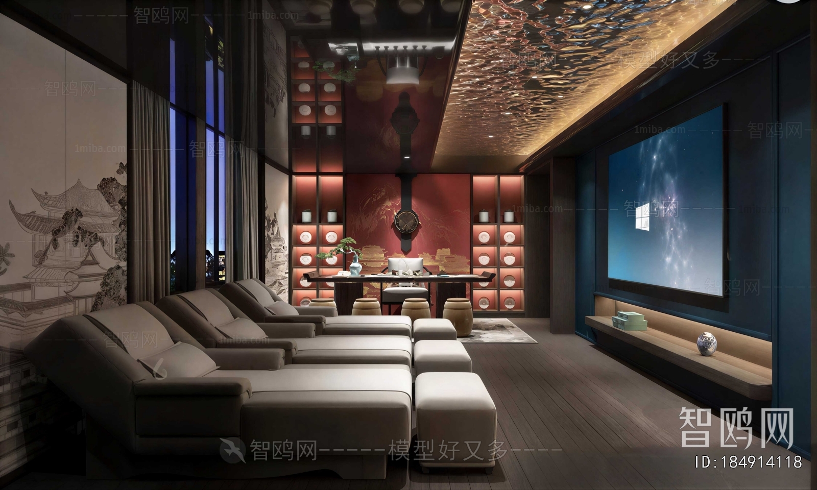 New Chinese Style SPA Foot Bath