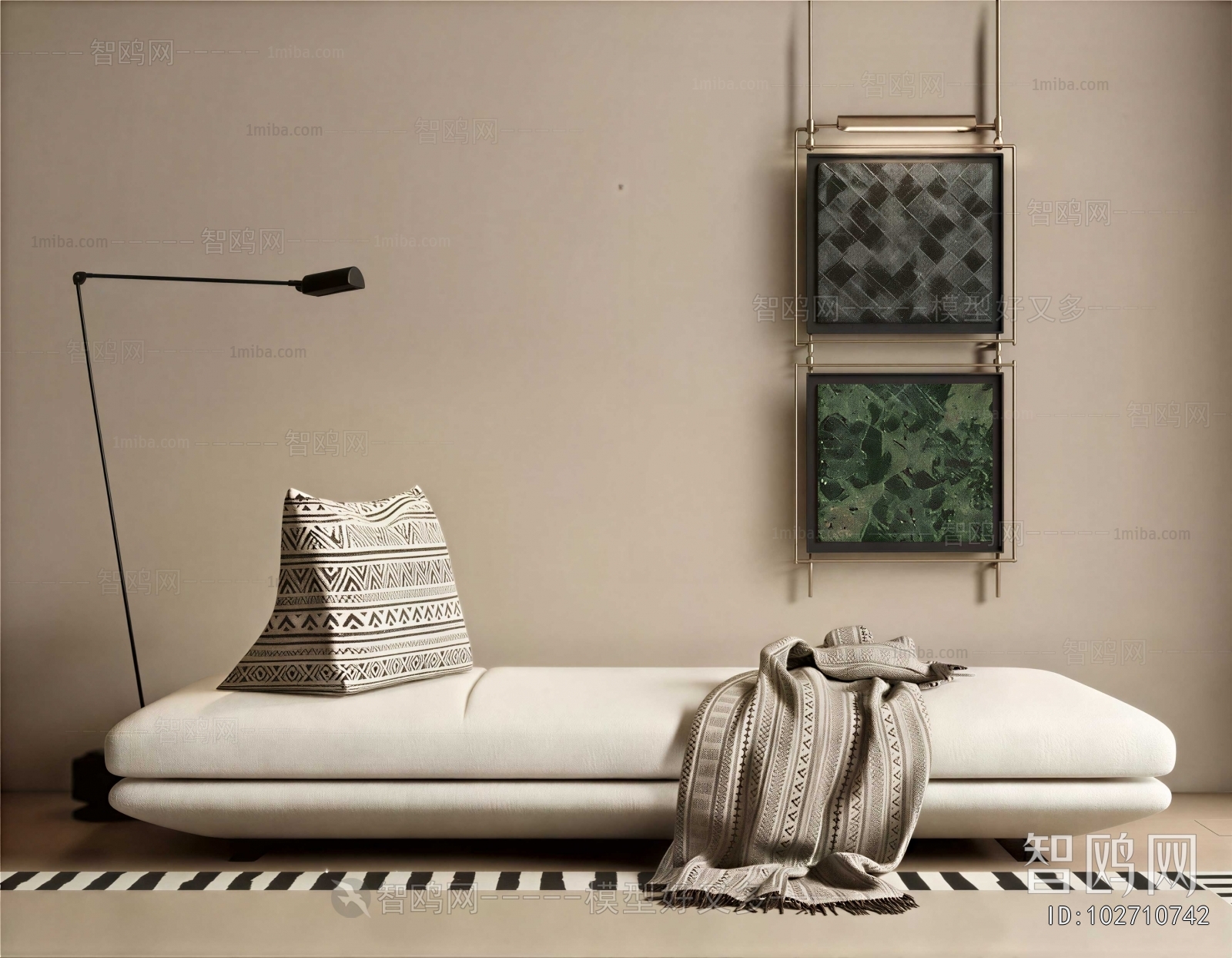 Modern Three-seat Sofa