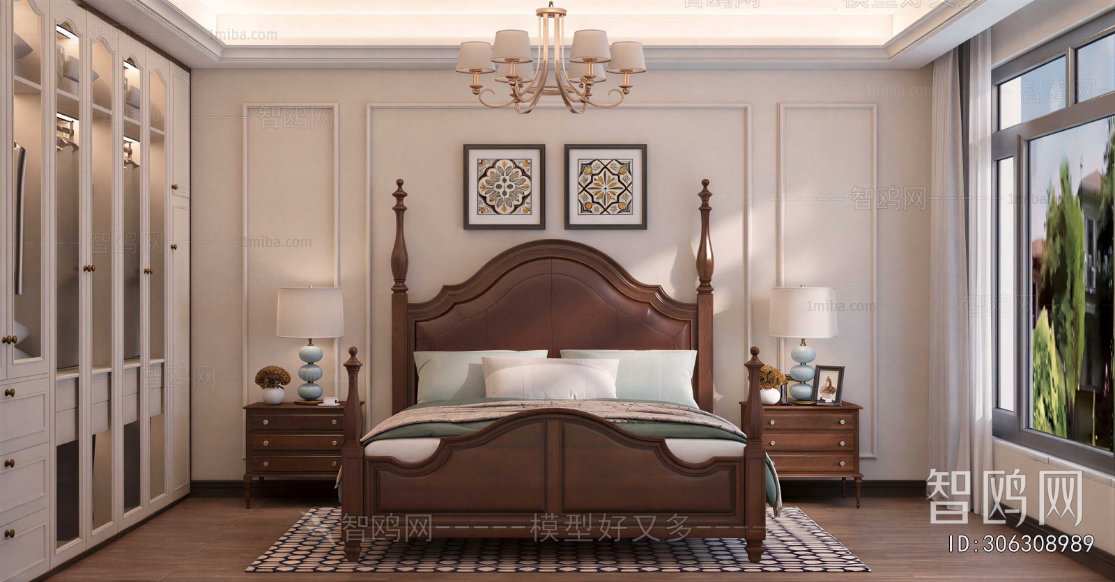 European Style Double Bed