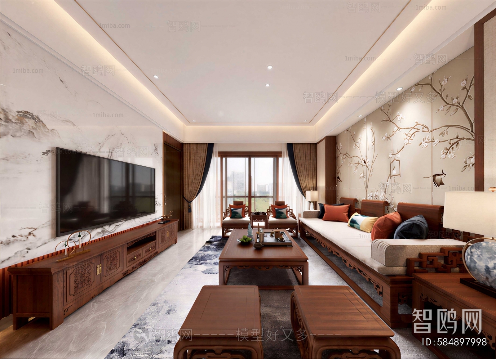 Chinese Style A Living Room