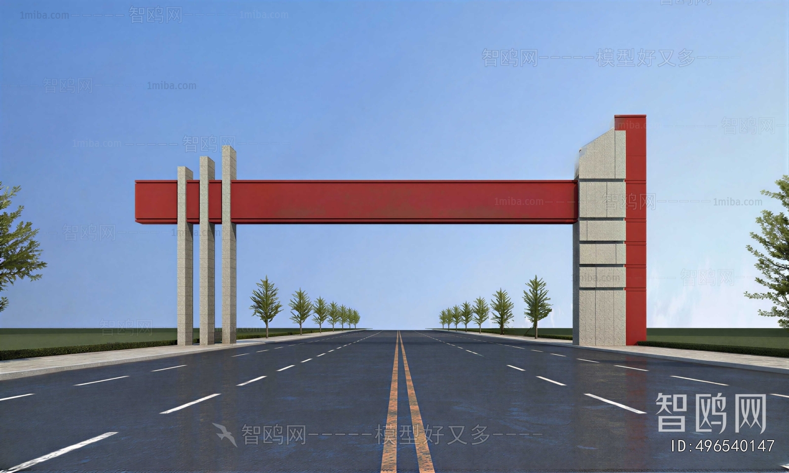 New Chinese Style Gate