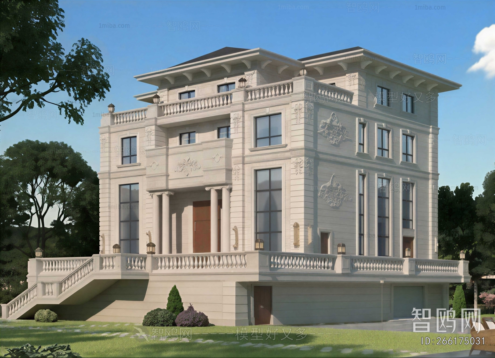 European Style Villa Appearance