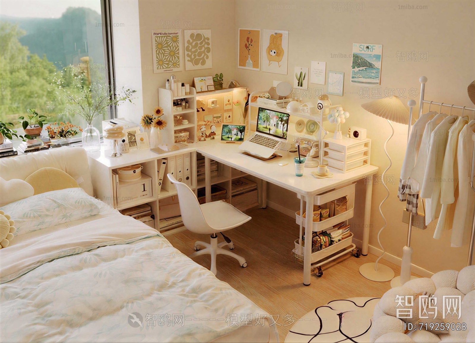 Modern Computer Desk And Chair