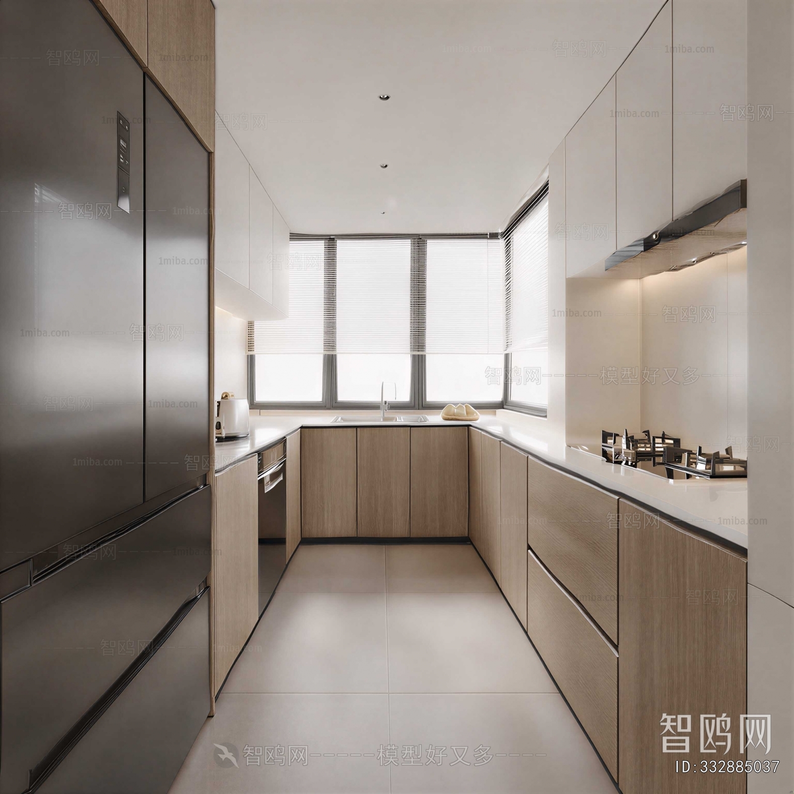 French Style Open Kitchen