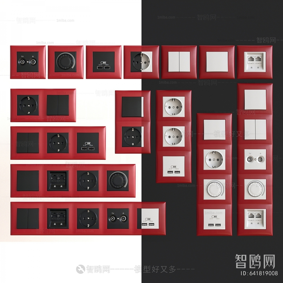 Modern Switch Socket Panel
