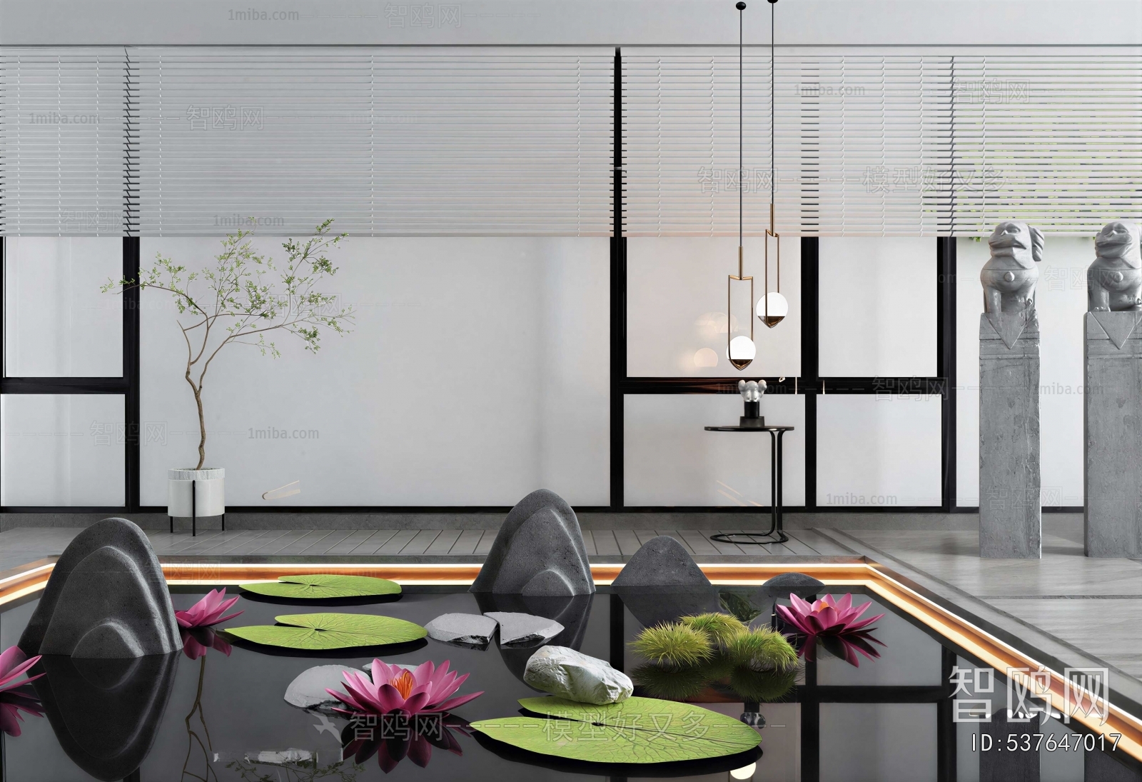 Modern Courtyard/landscape