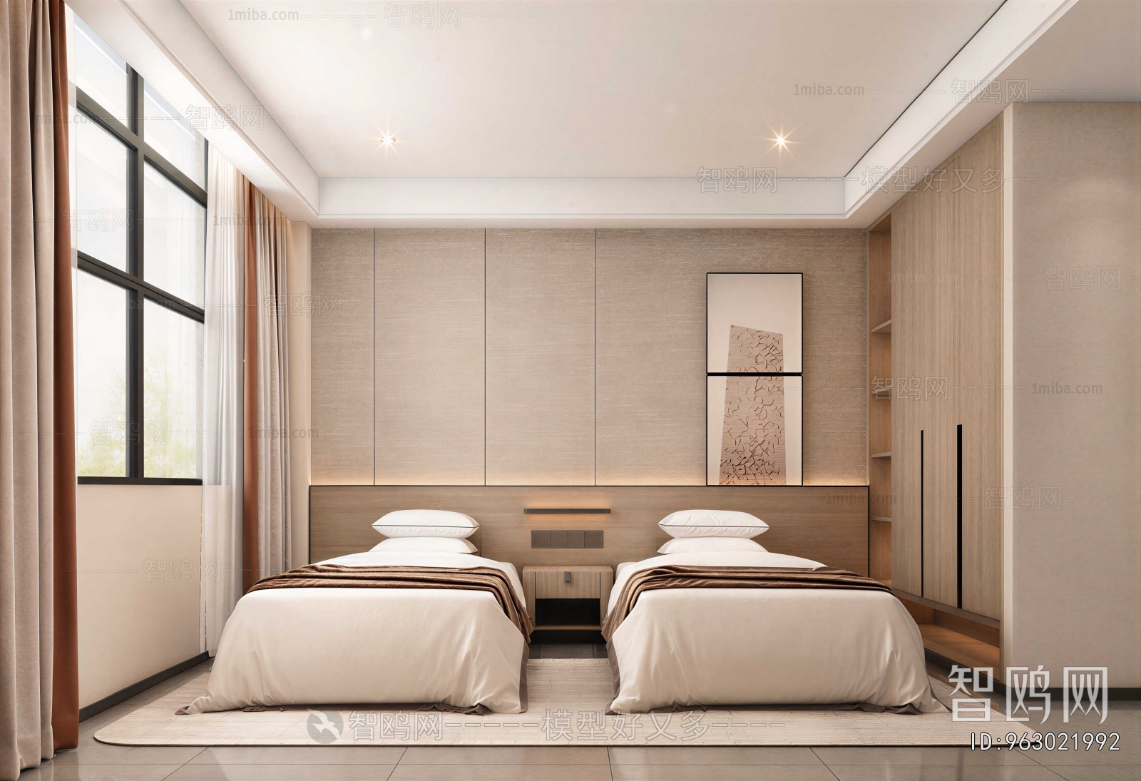 Modern Guest Room