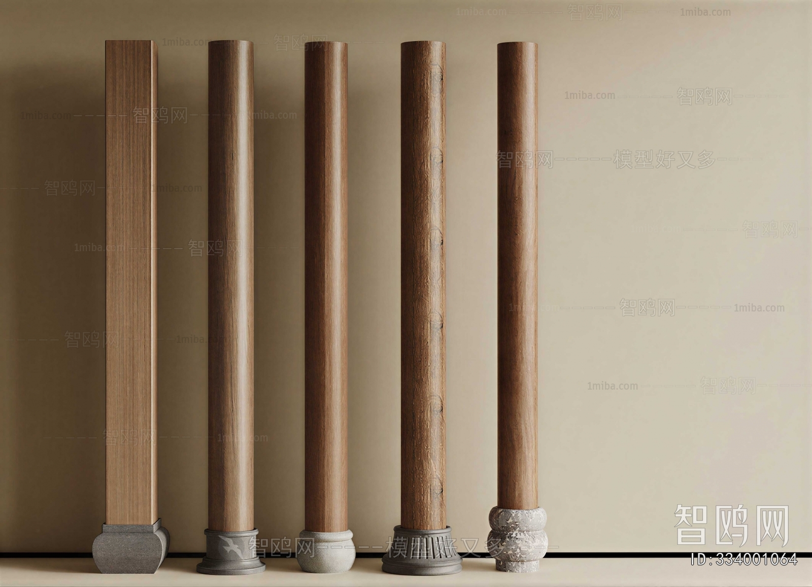 New Chinese Style Column