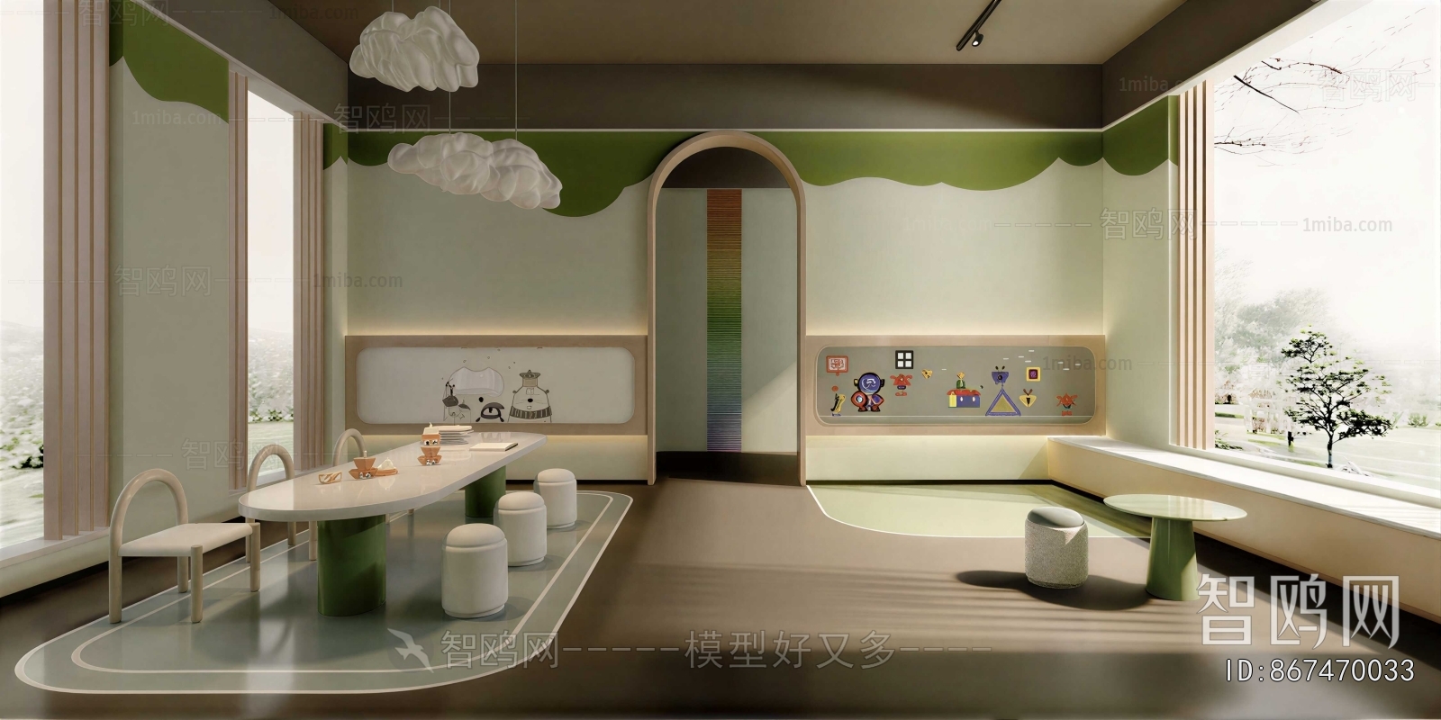 Modern Children's Playroom
